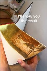 📖🎨A Hidden Painting Revealed When You Bend the Book