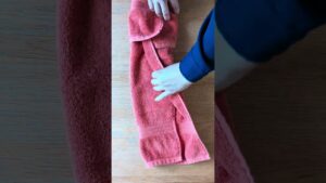Best way to fold a towel ✨