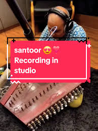 santoor 😍❣️ Recording in studio