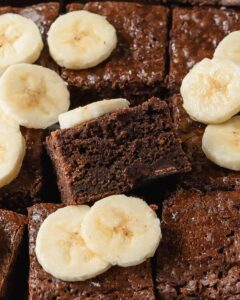 Easy Chocolate Banana Brownie Recipe | Fudgy and Moist