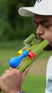 Bamboo Balloon Beat: Handmade Musical Instrument Innovation