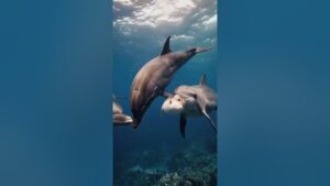 Scientists Caught Dolphins Doing This for 20 Minut