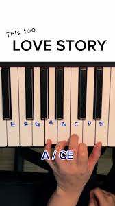 Love Story 💙 #piano #pianotutorial