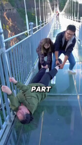 Glass bridge in china