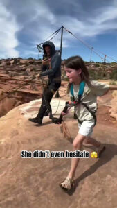 She is FEARLESS 🤯 (moab.swingers/TT)